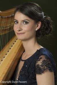 Harpiste Diane Pauvert